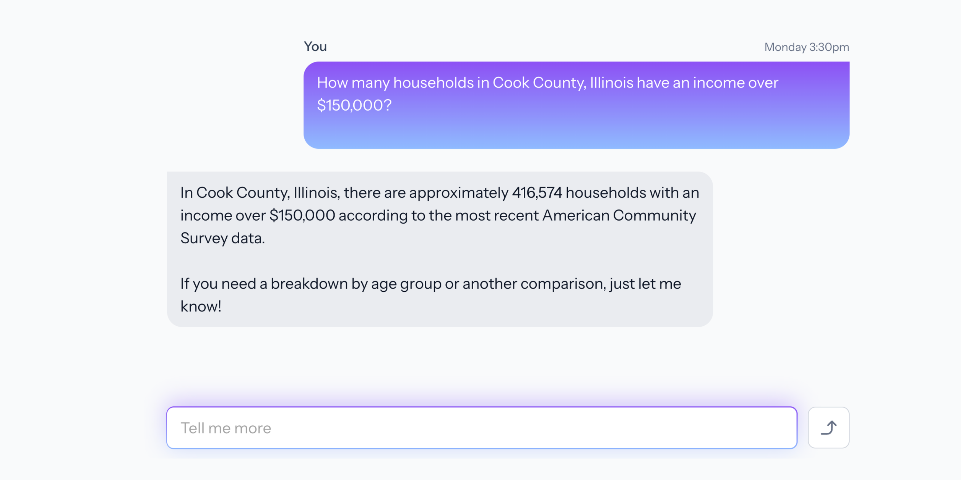 Conversation interface - Cambium AI