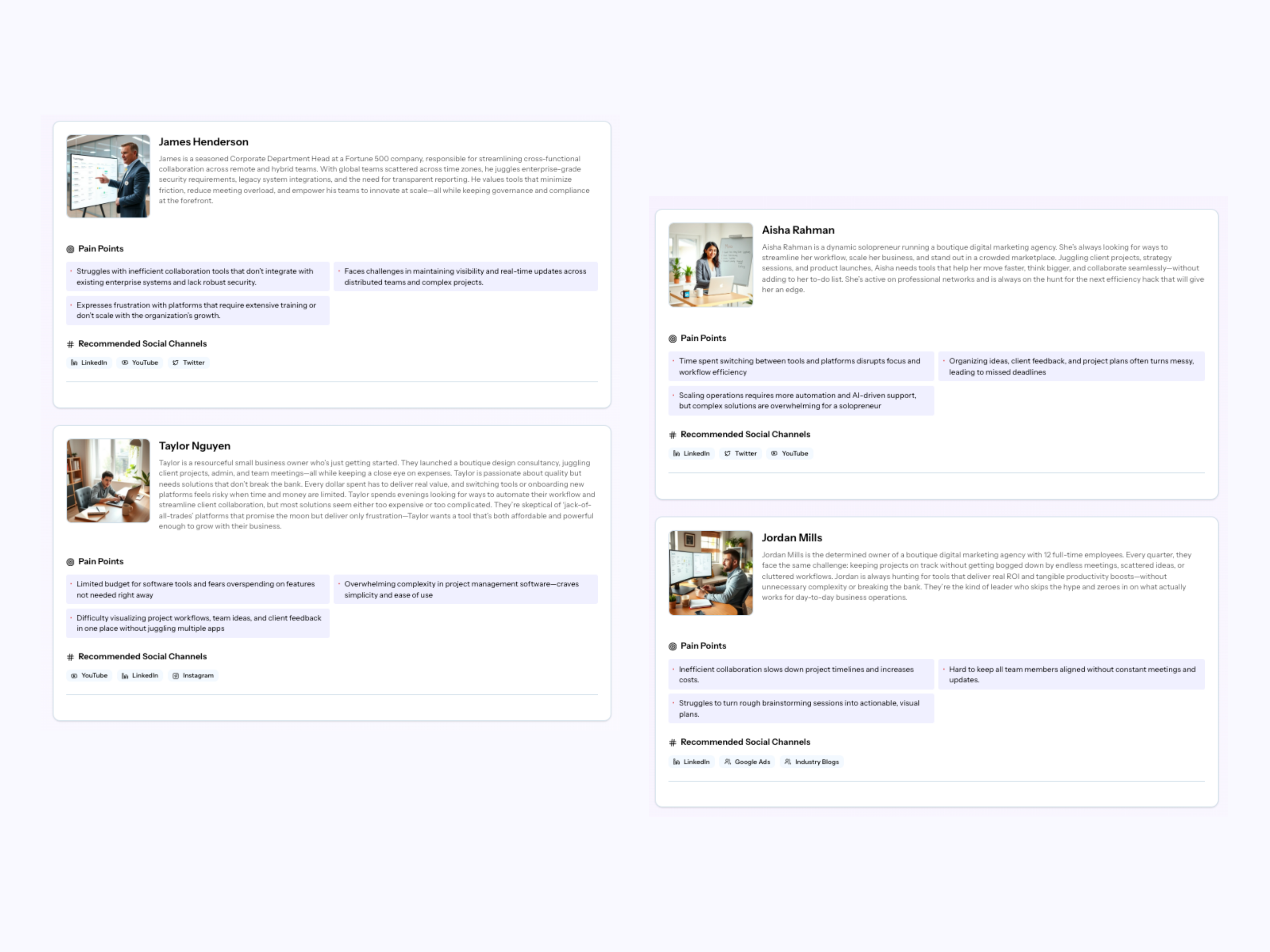 Customer Personas