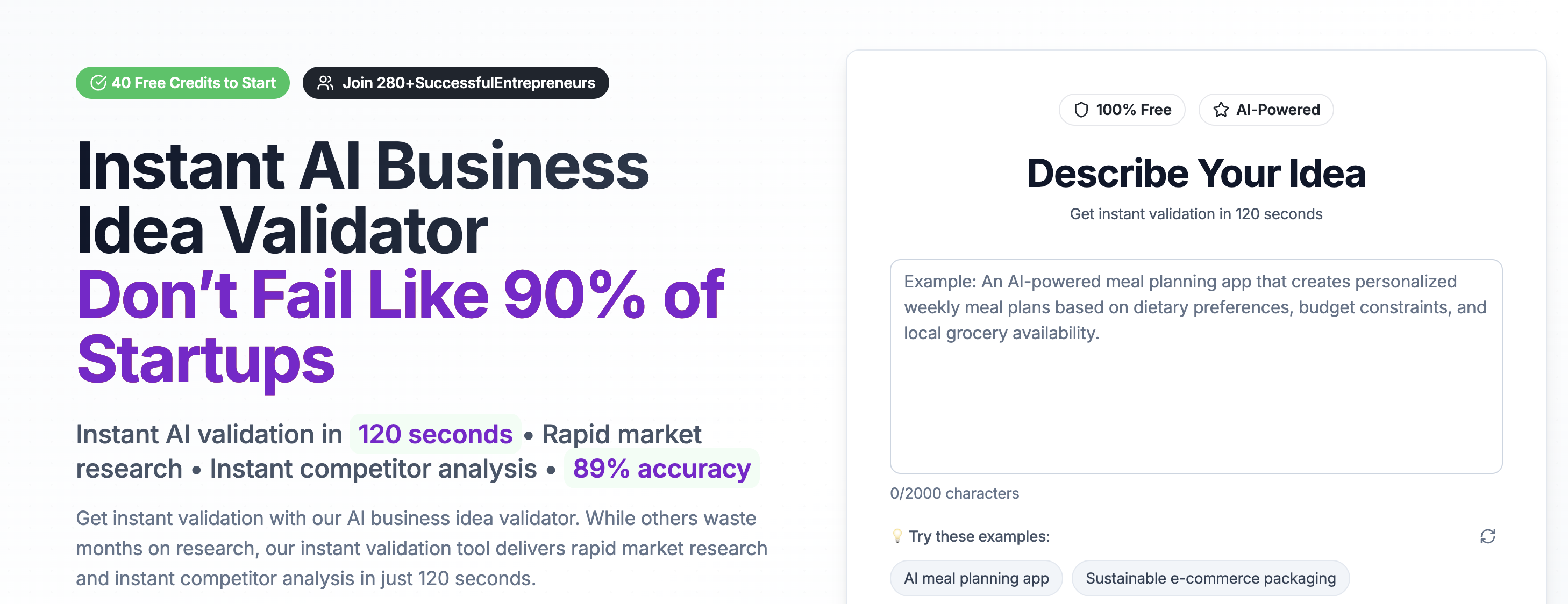 IdeaProof IO homepage