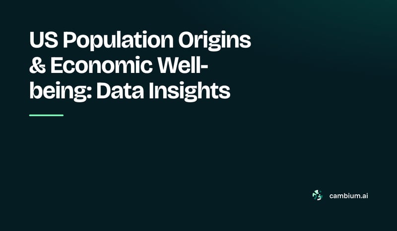 Two charts from Cambium AI, with blurred out metrics