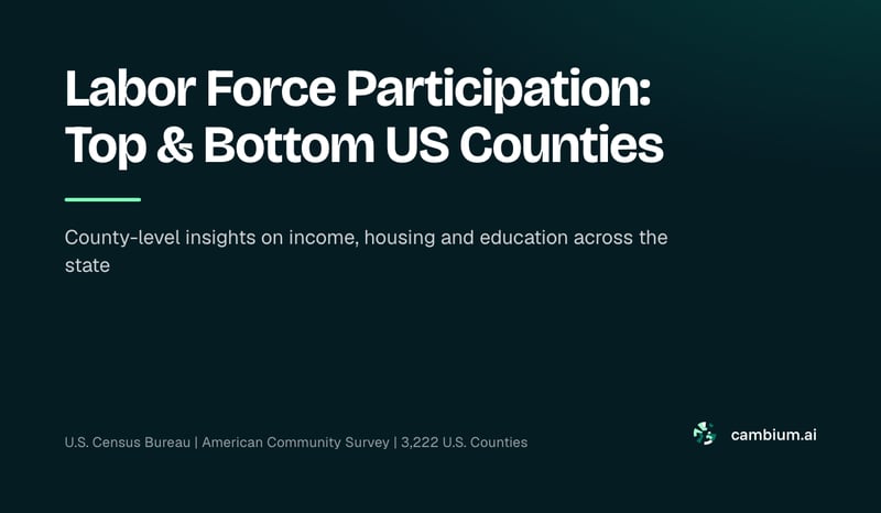 Labor Force Participation: Top & Bottom US Counties