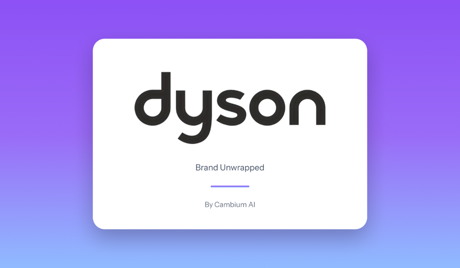25 Brands Unwrapped: Day 18 - Dyson