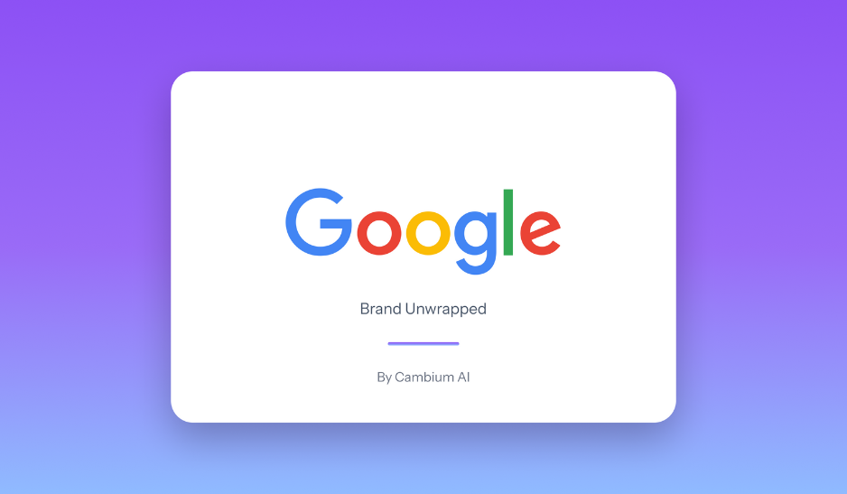 25 Brands Unwrapped: Day 13 - Google