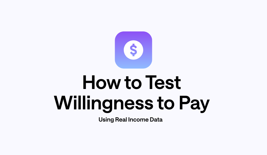 How to Test Willingness to Pay Using Real Income Data