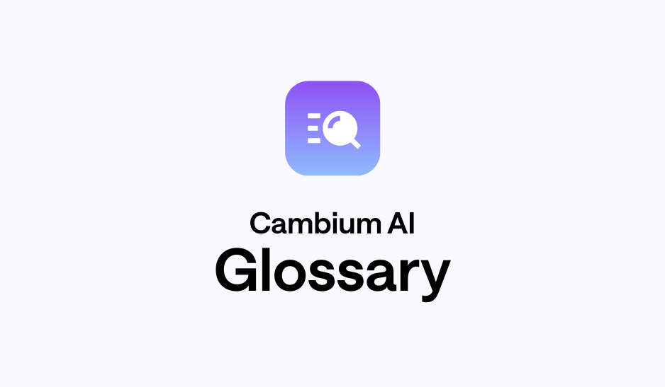 Cambium AI Glossary