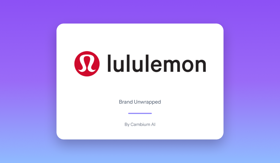 25 Brands Unwrapped: Day 16 - Lululemon