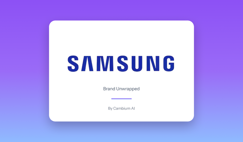 25 Brands Unwrapped: Day 20 - Samsung