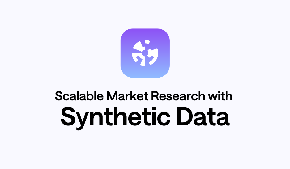 Scalable Market Research with Synthetic Data