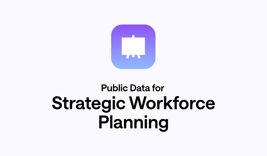 Public Data for Strategic Workforce Planning