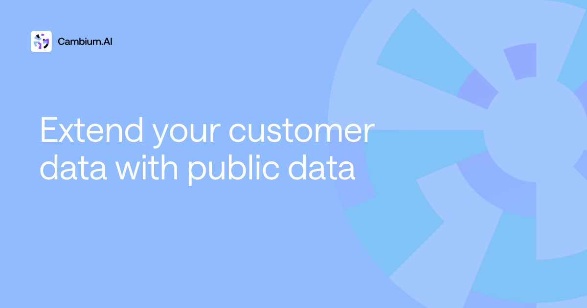 How to extend your customer data with public data