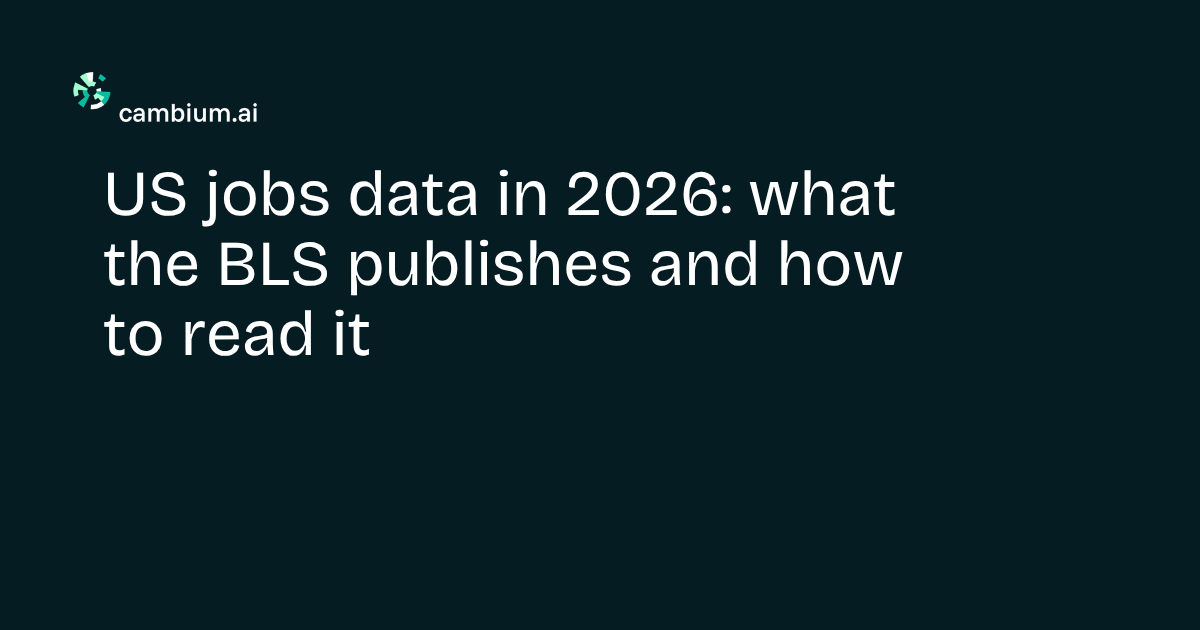 US jobs data in 2026: what the BLS publishes and how to read it